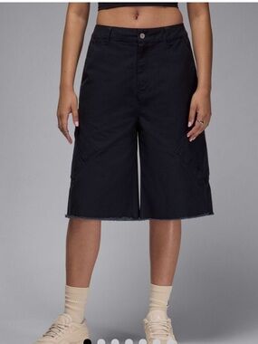 Jordan NWT Flight Chicago Raw Hem Baggy Shorts Size Small